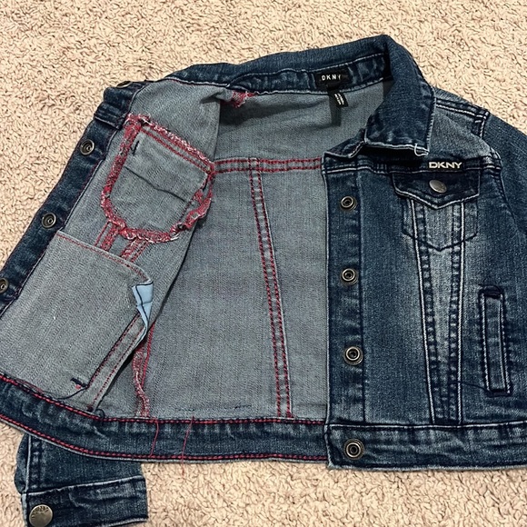 DKNY Little Girl Denim Jacket - Picture 5 of 7